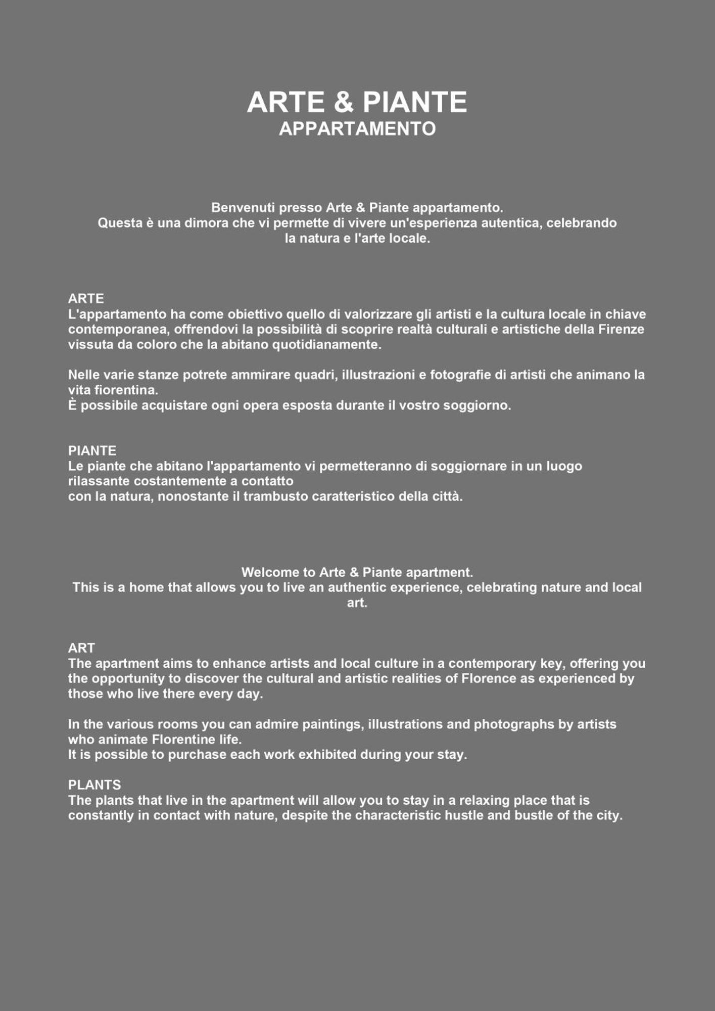 Apartamento Arte & Piante Florencia